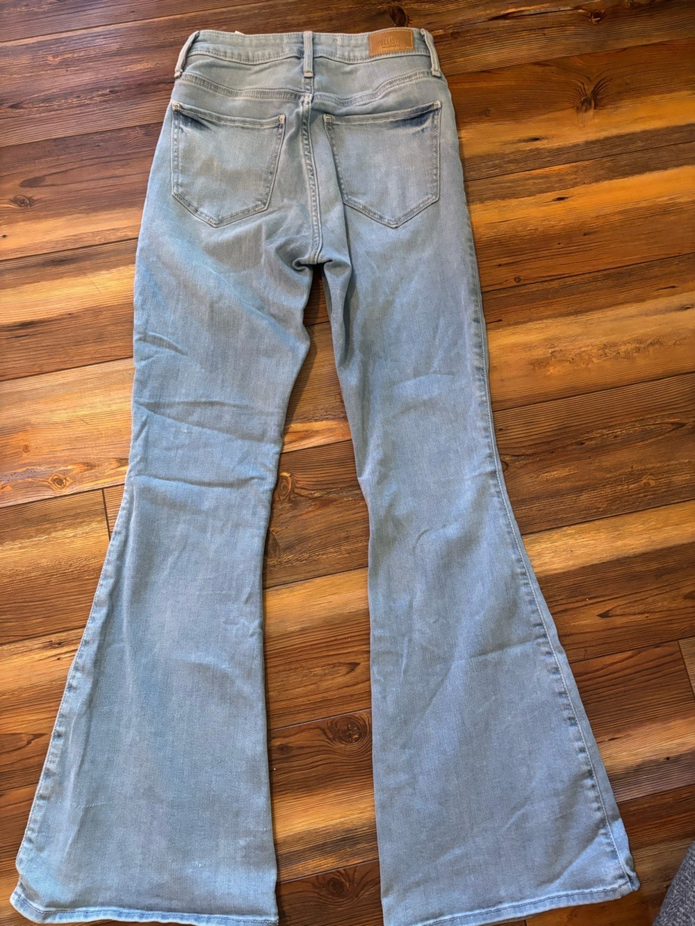 Hollister Light Blue Straight-Leg women’s Jeans size W 27. L 31 - Picture 2 of 3